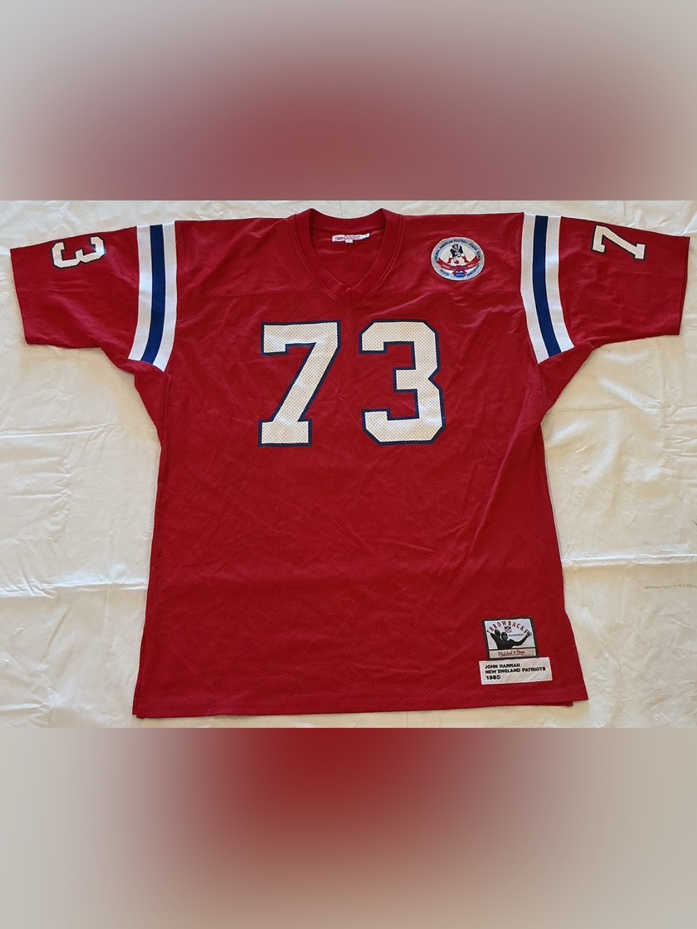 John Hannah New England Patriots #73 NFL Throwback Jersey - Picture 3 of 3